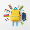 Elementary school supply bundle with backpack, crayons, pencils and more
